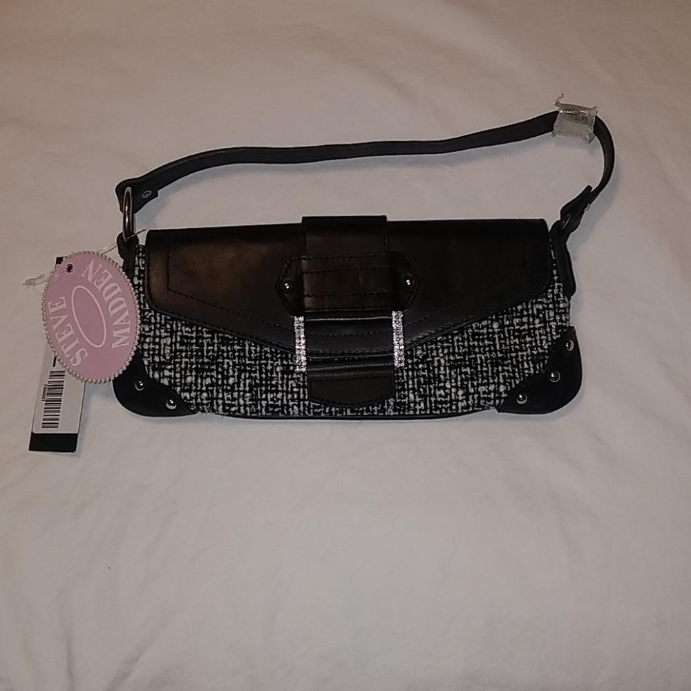 Steve Madden Tweed Clutch